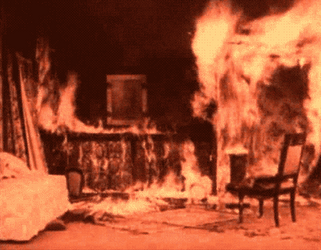 House Flame On Fire GIF