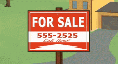 House For Sale Animated Characters GIF