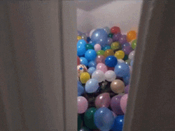 House Full Of Balloons GIF