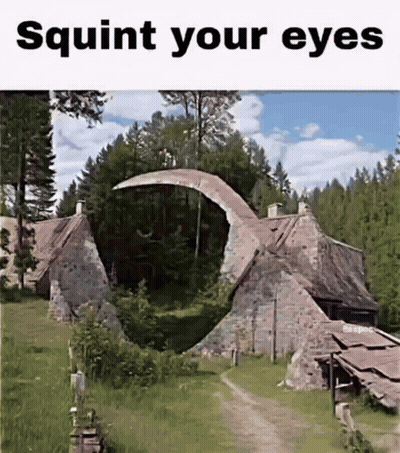 House In Forest Squirt Your Eyes GIF
