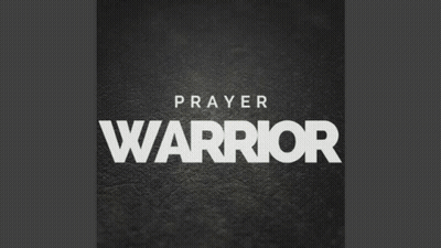 House Of Prayer Poster With Cross And Bible GIF