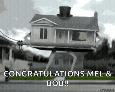 House On Stilts Congratulations Mel And Bob GIF