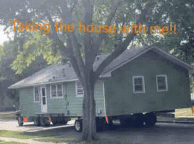 House On Trailer Taking The House With Me GIF