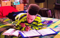 House Party Guy Studying GIF