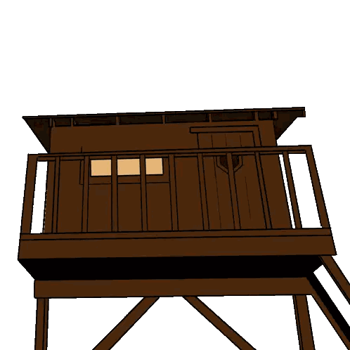 House With Lightning Sticker