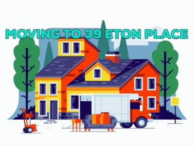 House With Moving To 39 Eton Place GIF