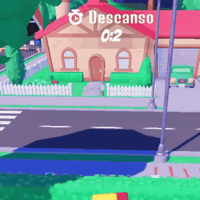 House With Red Roof Saying Descanso 0 2 GIF