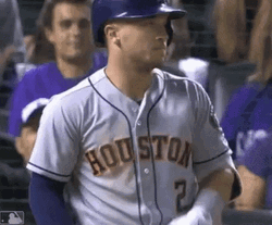 Houston Astros Alex Bregman Turning Around GIF