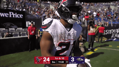 Houston Texans Vs Baltimore Ravens On CBS Sports GIF