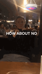 How About No Head Shake GIF