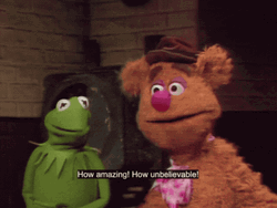 How Amazing How Unbelievable Muppets Kermit Fozzie GIF