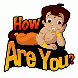 How Are You Chhota Bheem Animation GIF