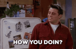 How Are You Doing Nodding Head Joey Tribbiani GIF
