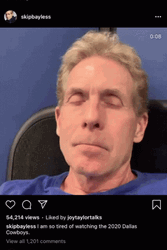 How Bout Them Cowboys Skip Bayless GIF