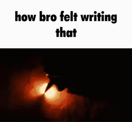How Bro Felt Writing On Chama GIF