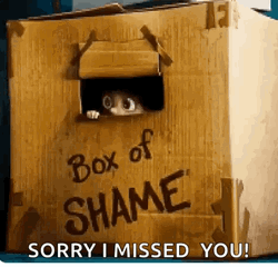 How Could You Box Of Shame Miss GIF