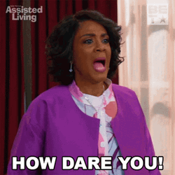 How Dare You Anastasia Devereaux Acting GIF