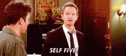 How I Met Your Mother Pat On The Back GIF