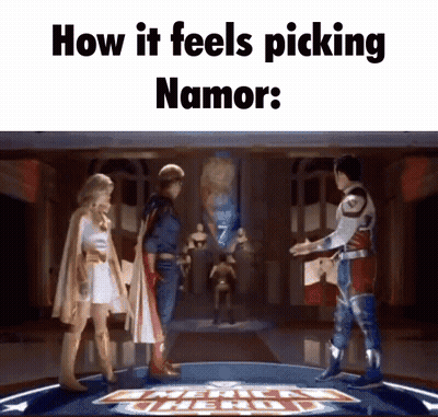 How It Feels Picking Namor GIF