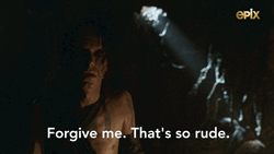 How Rude Forgive Me From Britannia Series GIF