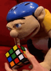 How To Solve Rubik's Cube Jeffry  GIF