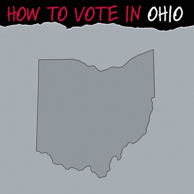 How To Vote In Ohio Poster GIF