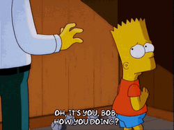 How You Doin Bart Simpson GIF