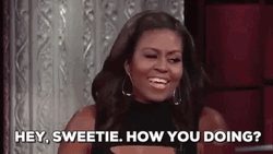 How You Doin Michelle Obama GIF