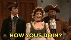 How Yous Doin SNL GIF