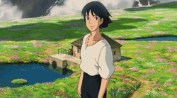 Howl's Moving Castle Approaching Sophie GIF
