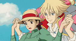 Howl's Moving Castle Howl Guiding Sophie GIF