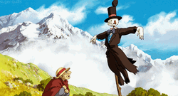 Howl's Moving Castle Prince Kakashi Grandma Sophie GIF