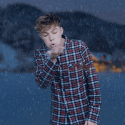 Hrvy Blowing Snow GIF