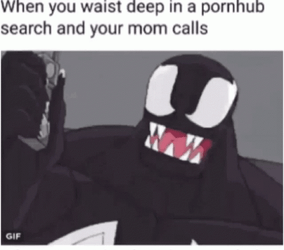 Hub Venom Meme Calling GIF