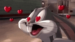Hubba Hubba Bugs Bunny Super In Love GIF
