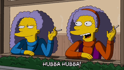 Hubba Hubba Selma Bouvier The Simpsons GIF