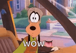 Hubba Hubba Wow Goofy Dumbfounded Reaction GIF