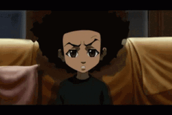 Huey Freeman Confused Look GIF