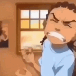 Huey Freeman Holding Ears GIF