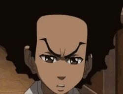 Huey Freeman Ready To Fight GIF