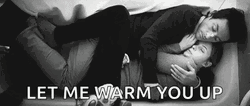 Hug Good Night Love Lets Warm Up GIF