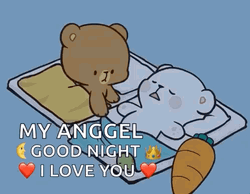 Hug Good Night Love Milk And Mocha Bear GIF