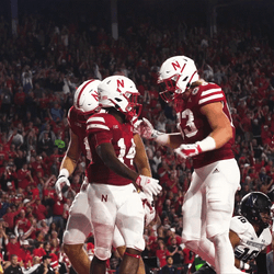 Hug Head Tap Big Red Let's Go GIF