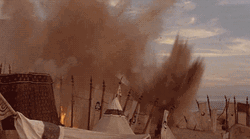 Huge Bomb Explosion Green Screen GIF