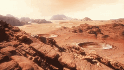 Huge Craters On Mars GIF