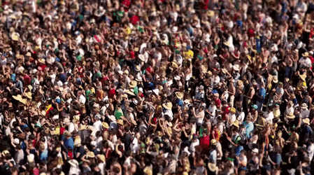 Huge Crowd At Coachella GIF