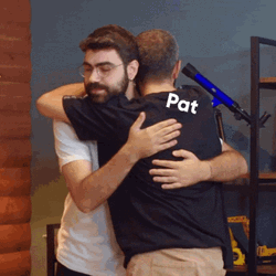 Hugging And Pat On The Back GIF