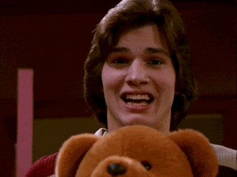 Hugging Bear Terrified Look Ahhhh Meme GIF