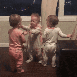 Hugging Cute Babies GIF