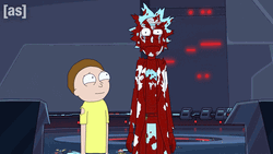 Hugging Dirty Rick Sanchez GIF